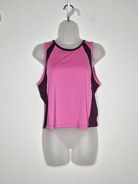 Carve Designs Pink Tank Swim Top Sleeveless Rash Guard Athletic Swimwear Size S